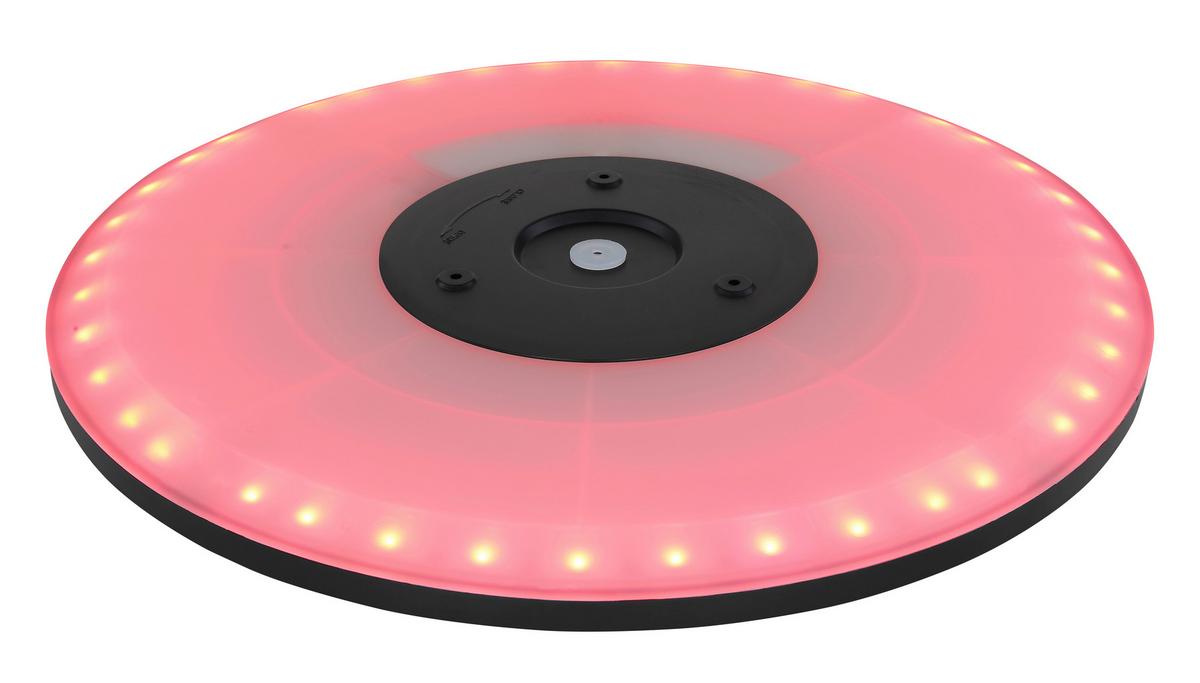 LED-Deckenleuchte 41562-24brgb - Opal/Schwarz, Design, Kunststoff (42/2,5cm) - Globo