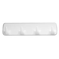 Hakenleiste Hakenleiste 4408010100 - Weiß, KONVENTIONELL, Kunststoff (19/4,5/2,5cm) - Wenko