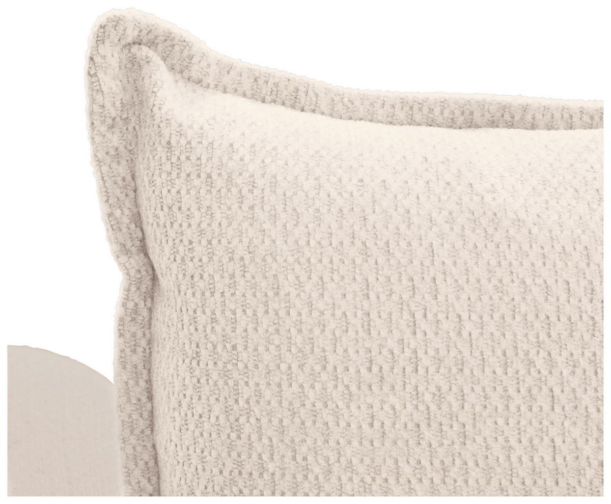 3-sitzer-sofa Mit Schlaffunktion Siena B: 245 Cm - Creme/Schwarz, KONVENTIONELL, Textil (245/85/92cm) - Livetastic