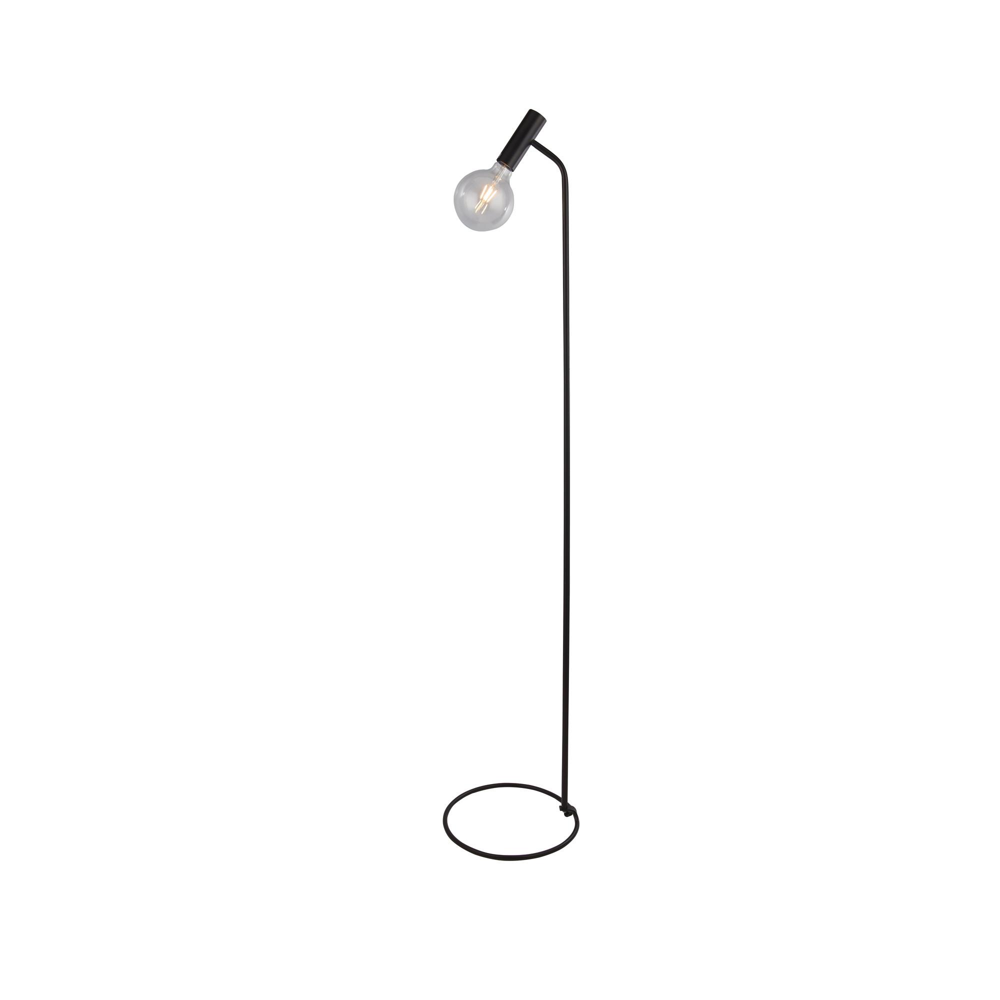 Stehleuchte Eu35722-1bk - Schwarz, Basics, Metall (30/152cm)