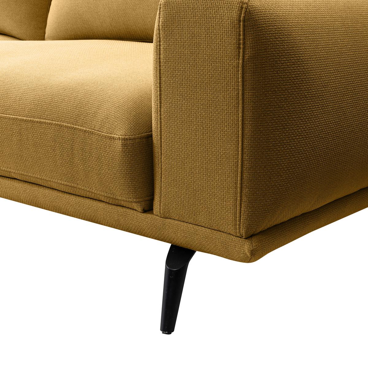 3-sitzer-sofa Selene Gelb, B: 242 Cm - Gelb/Schwarz, MODERN, Textil (242/89/115cm) - MID.YOU
