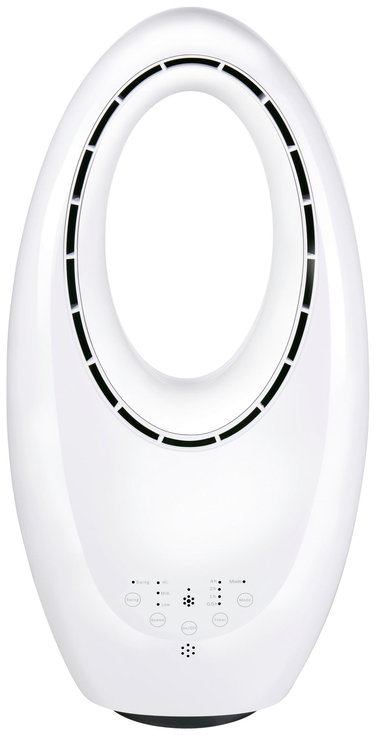 Tischventilator Fan Bladeless Remote Control 2 - Weiß, MODERN, Kunststoff (29,5/57,5/18cm)