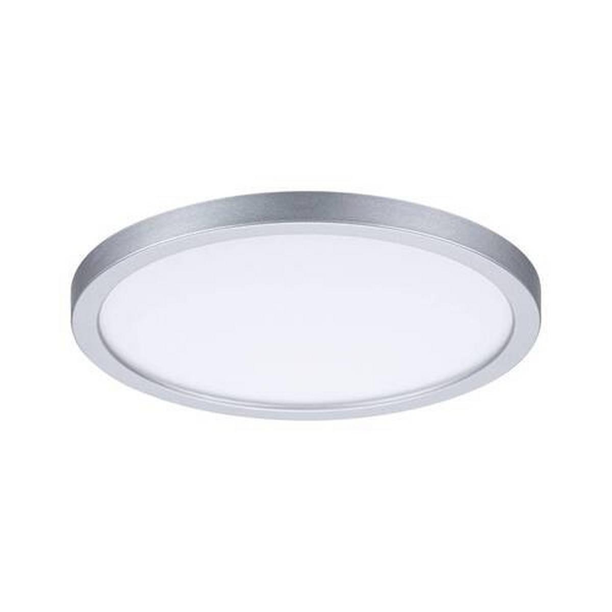 LED-Paneel Ø 17,5 cm Rund dimmbar - Chromfarben, Design, Kunststoff (17,5/1cm) - Paulmann
