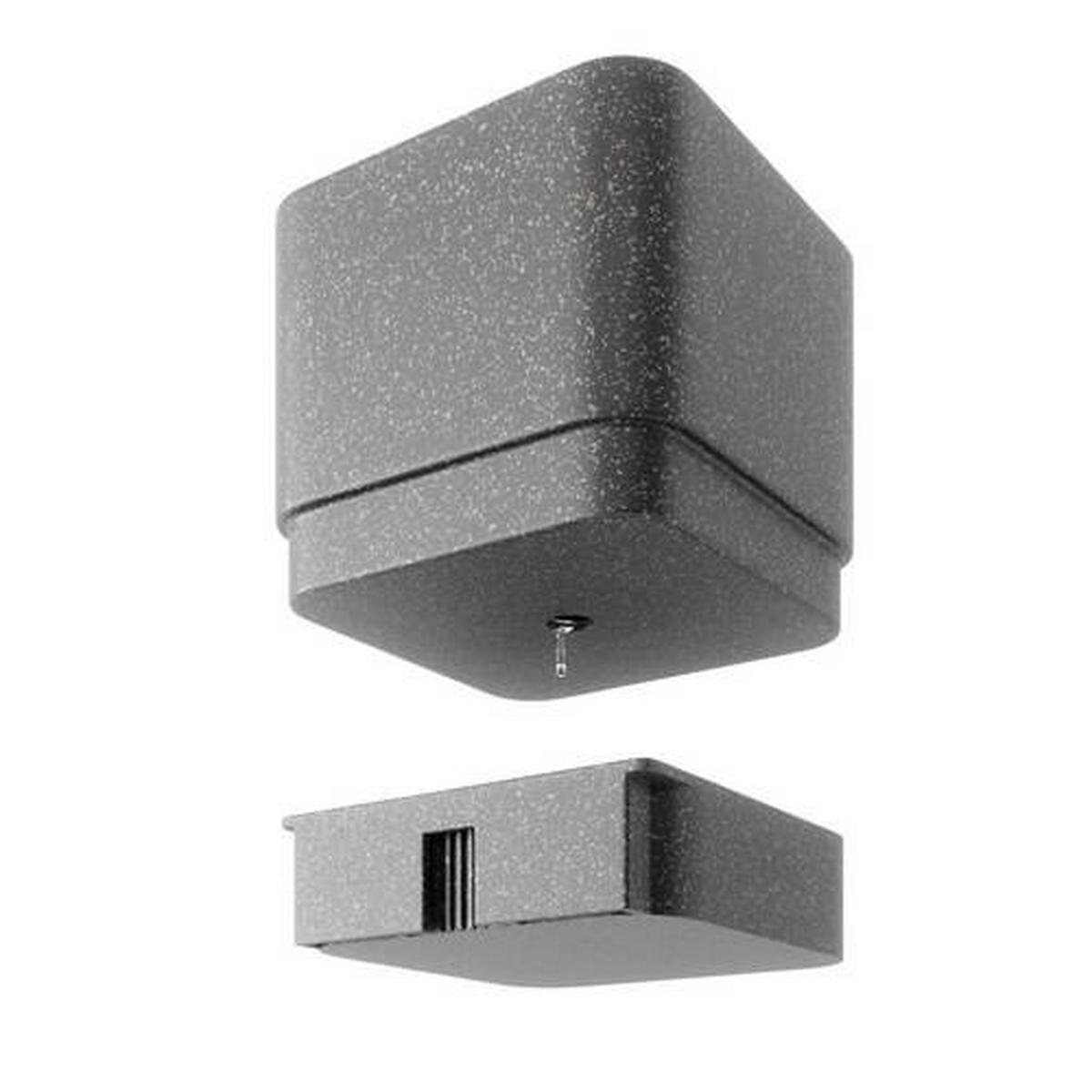 Pflanzentopf Schwarz B: 18 Cm - Schwarz, KONVENTIONELL, Kunststoff/Textil (36/18/72cm) - Umbra