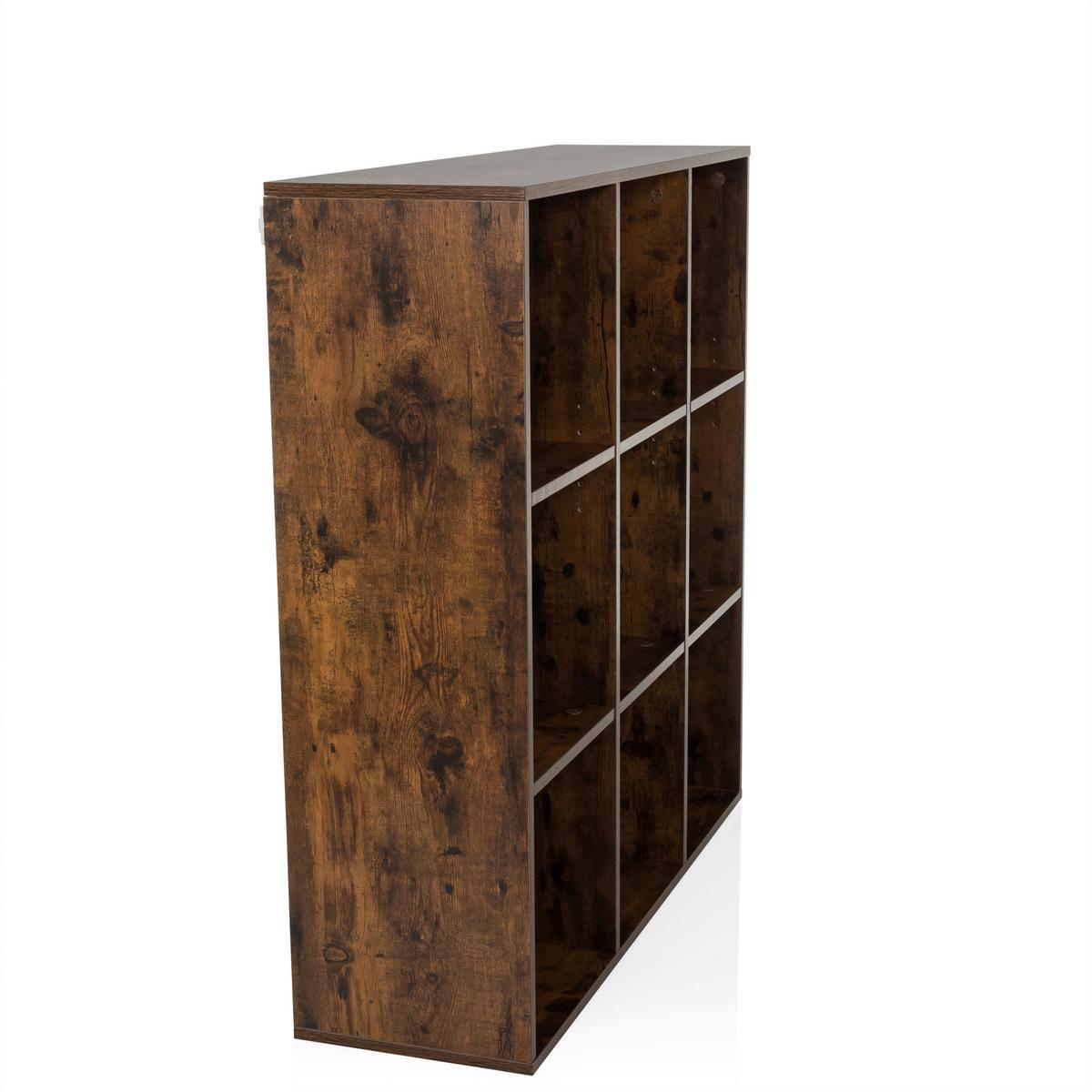 Regal Bjorke Eichefarben B: 97,5 cm - Eichefarben, MODERN, Holz (97,5/100/30cm) - MID.YOU