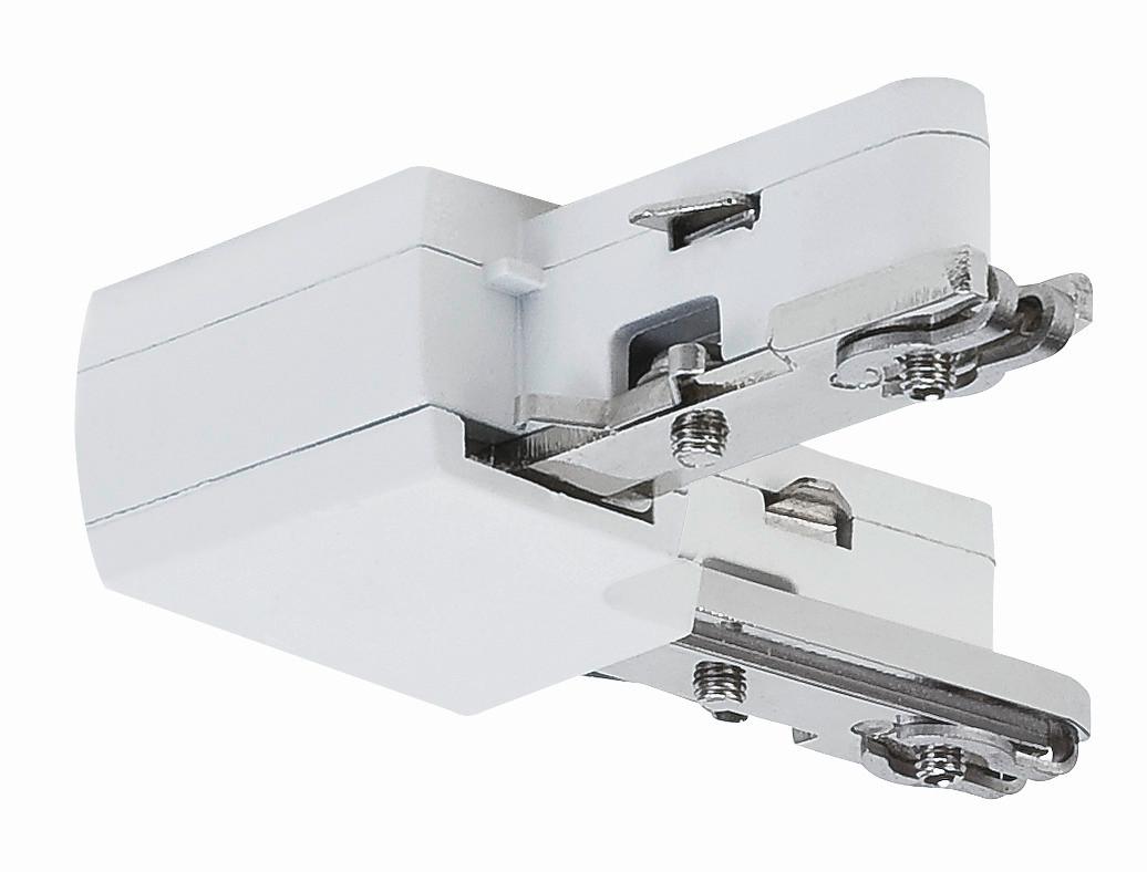 Schienensystem Urail L-Verbinder 97649 Weiß - Weiß, Design, Metall (6,2/1,8/6,2cm) - Paulmann