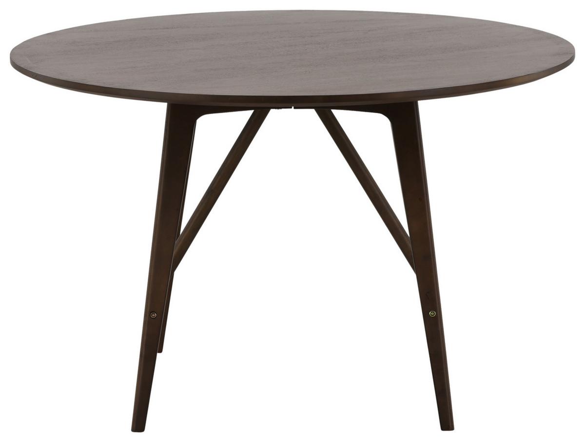 Esstisch Kaseidon - Dunkelbraun, Design, Holz/Holzwerkstoff (100/100/75cm) - Livetastic