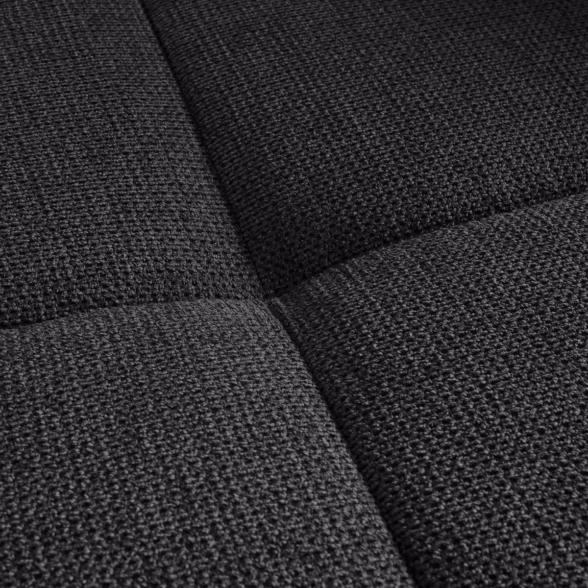 Sedací souprava Orion černá - černá/barvy chromu, Moderní, kov/textil (308/70-88/225cm) - Bessagi Home