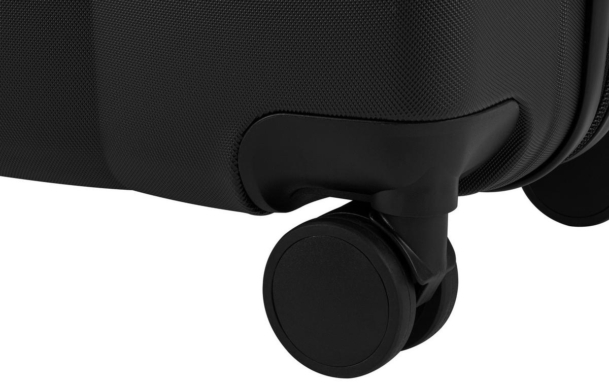 Reisekofferset Diego - Schwarz, KONVENTIONELL, Kunststoff/Textil - James Wood