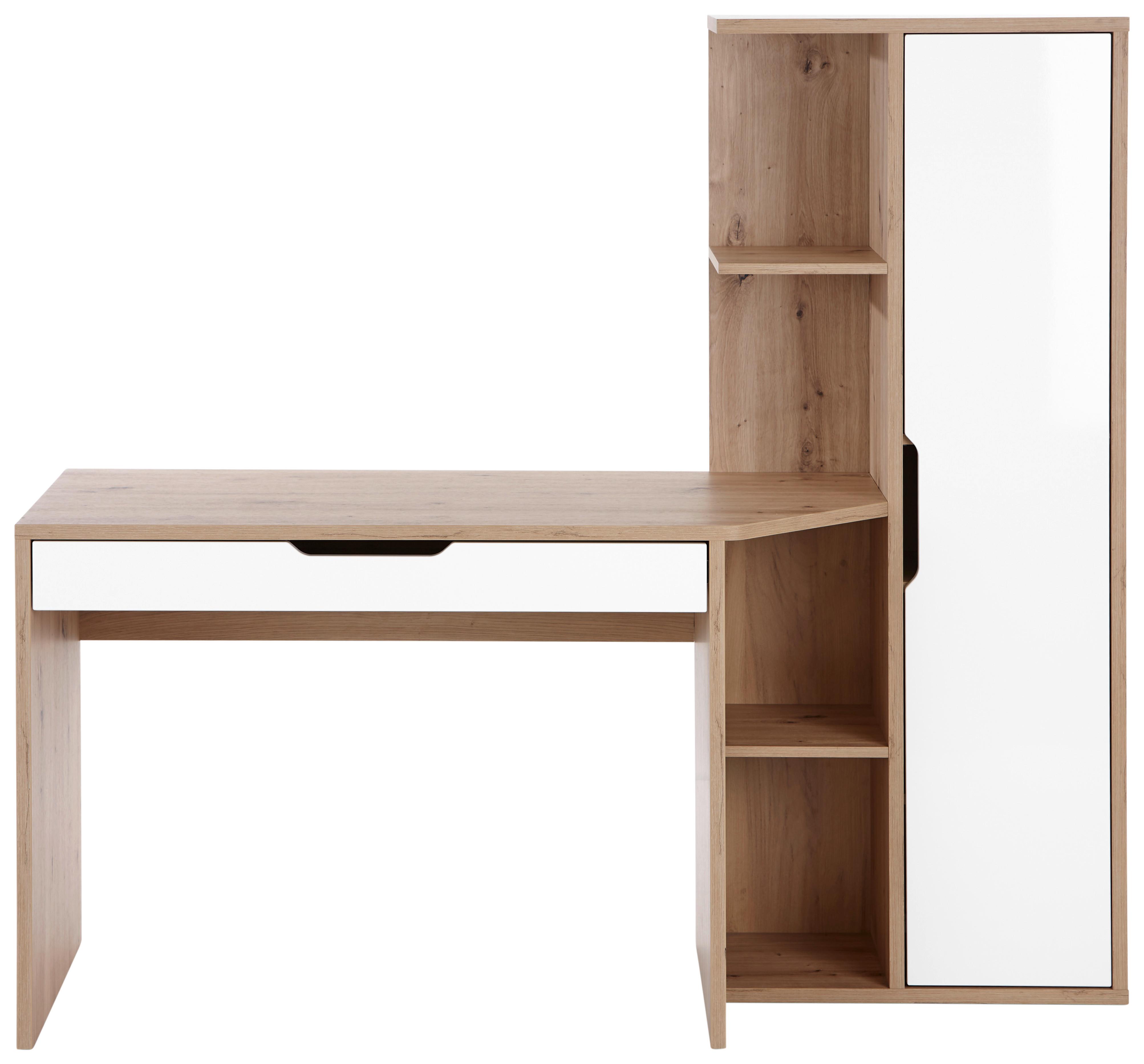 Schreibtisch Mit Stauraum B: 160 Cm H: 148,3 Laurent - MODERN, Holzwerkstoff (160/148,3/60cm)
