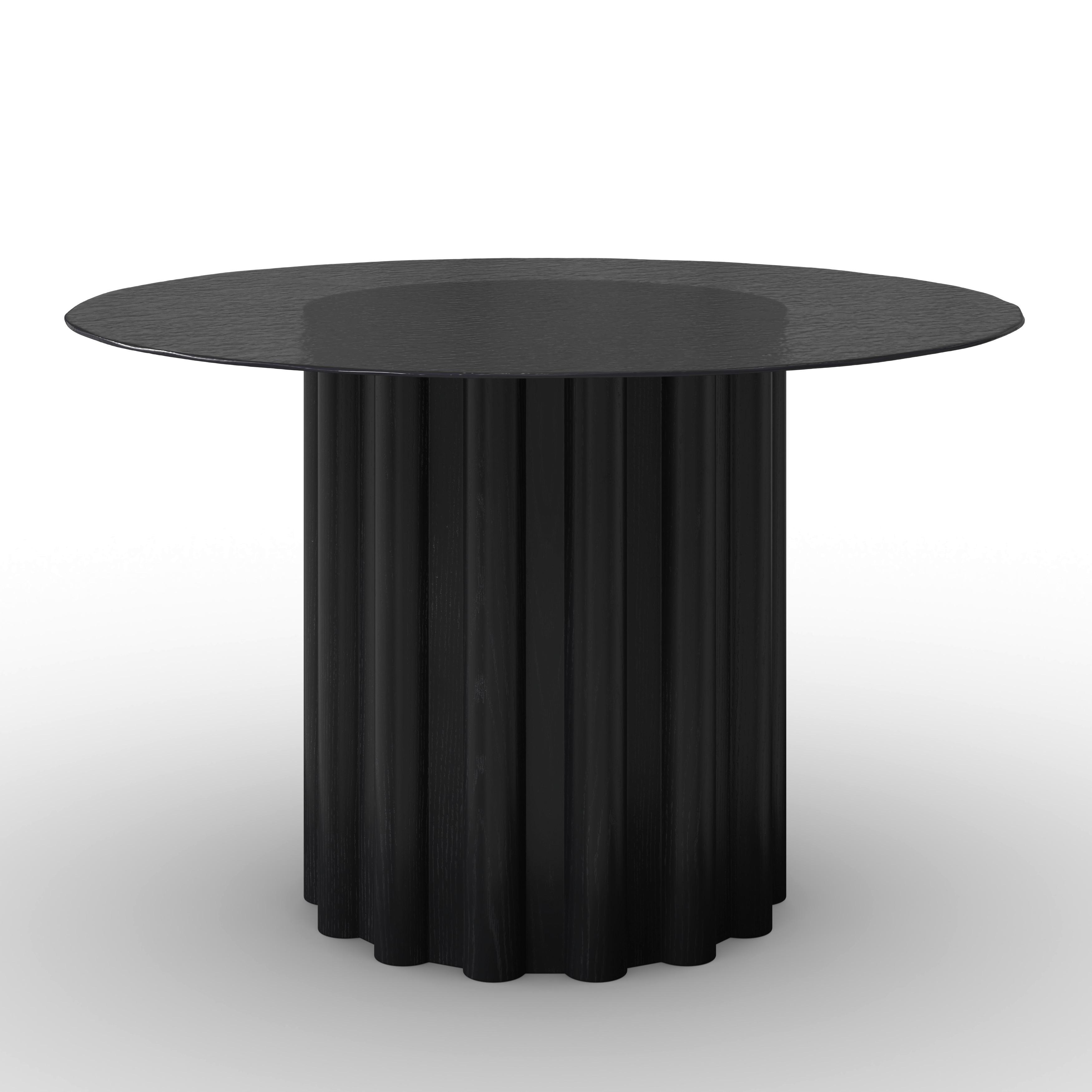 Jídelní stůl Zelia, P: 120  cm - černá, Moderní, dřevo/kompozitní dřevo (120/75/120cm) - Bessagi Home