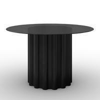 Jídelní stůl Zelia, P: 120  cm - černá, Moderní, dřevo/kompozitní dřevo (120/75/120cm) - Bessagi Home