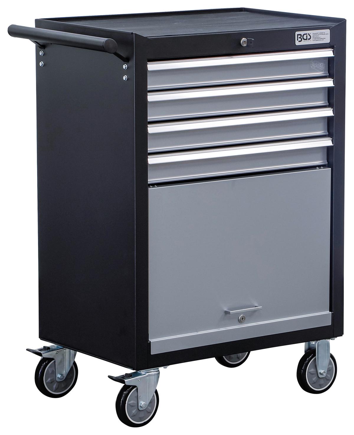 Werkstattwagen 6070 - Schwarz/Grau, Basics (68/101,4/45,8cm)