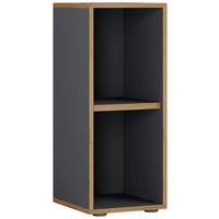 Regal Salia Anthrazit, Honigeiche B: 30 cm - Honigeiche/Anthrazit, Design, Holzwerkstoff (30/74/33cm) - MID.YOU