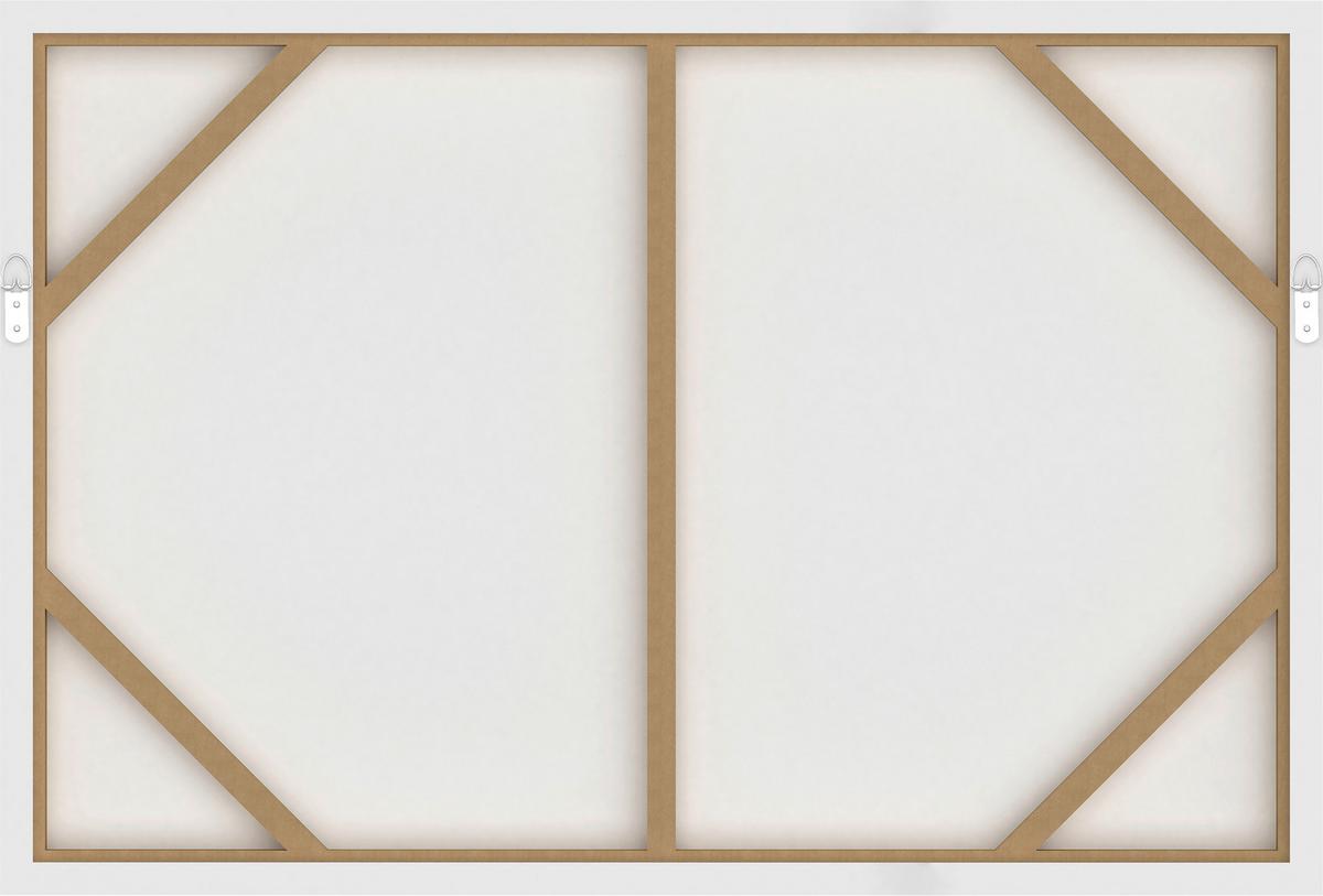 Obraz na plátně LOTTA, 60x90cm - tmavě hnědá/černá, Moderní, kompozitní dřevo/textil (60/90cm) - Premium Living