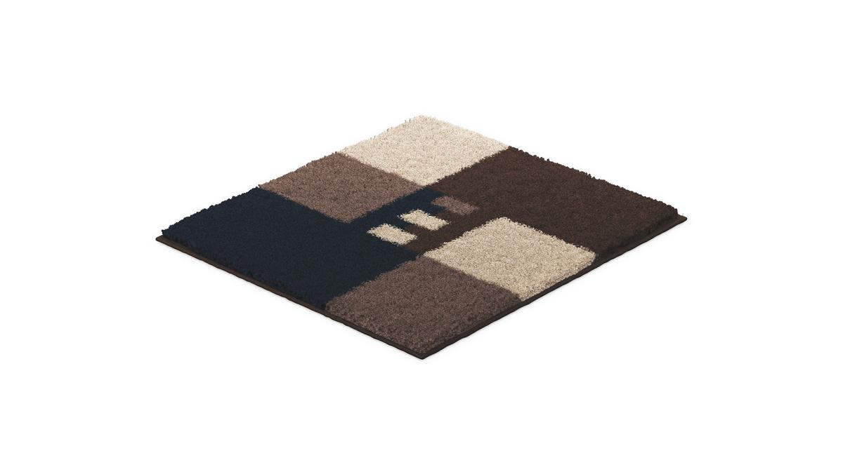 Bidet-vorleger Merkur - Braun, Basics, Textil (40/50cm) - Grund