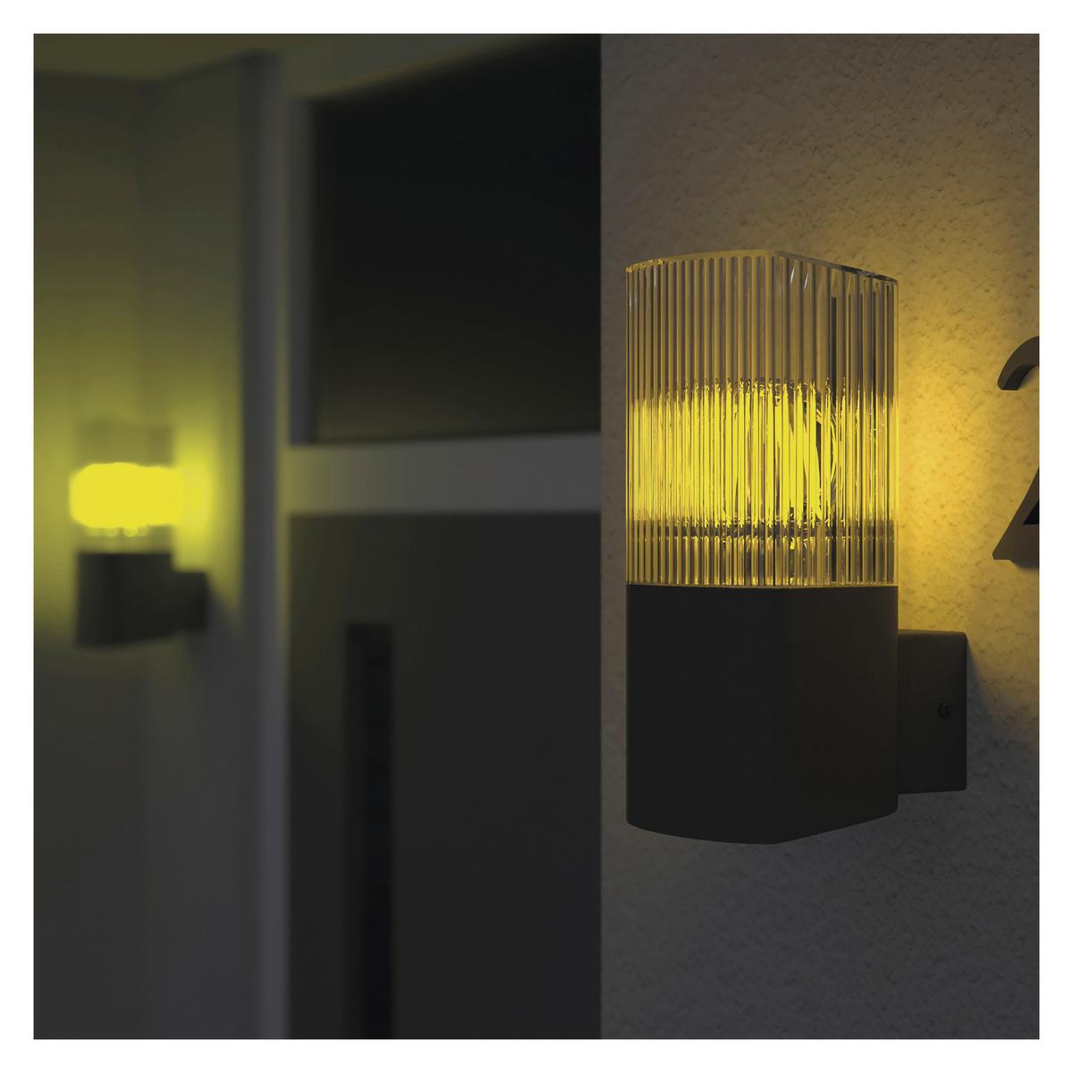 VONKAJŠIE LED SVIETIDLO LANA - antracitová, Modern, kov/plast