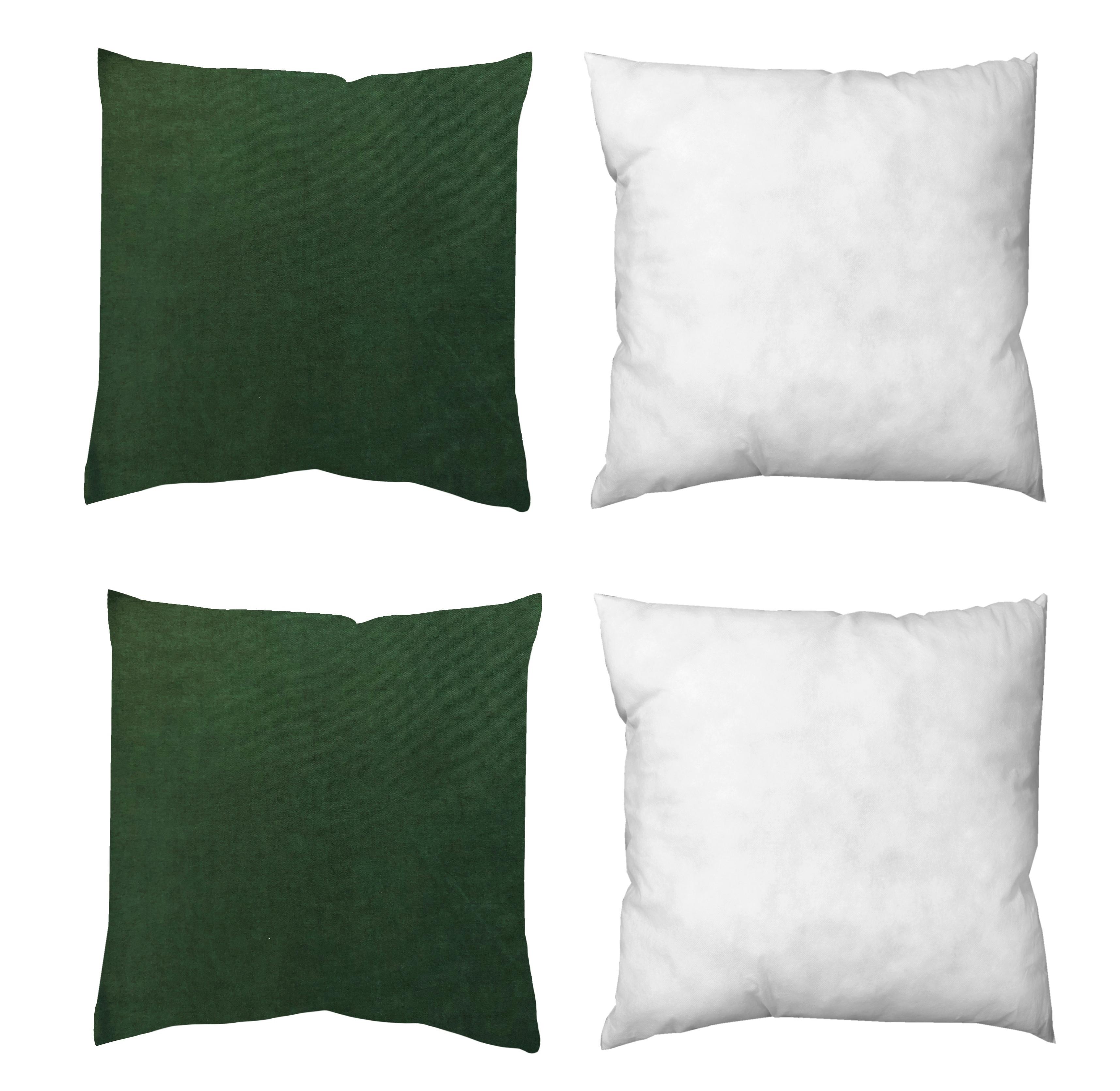 ZIERKISSEN Grün 40x40 cm - Grün, Basics, Textil (40/40cm)