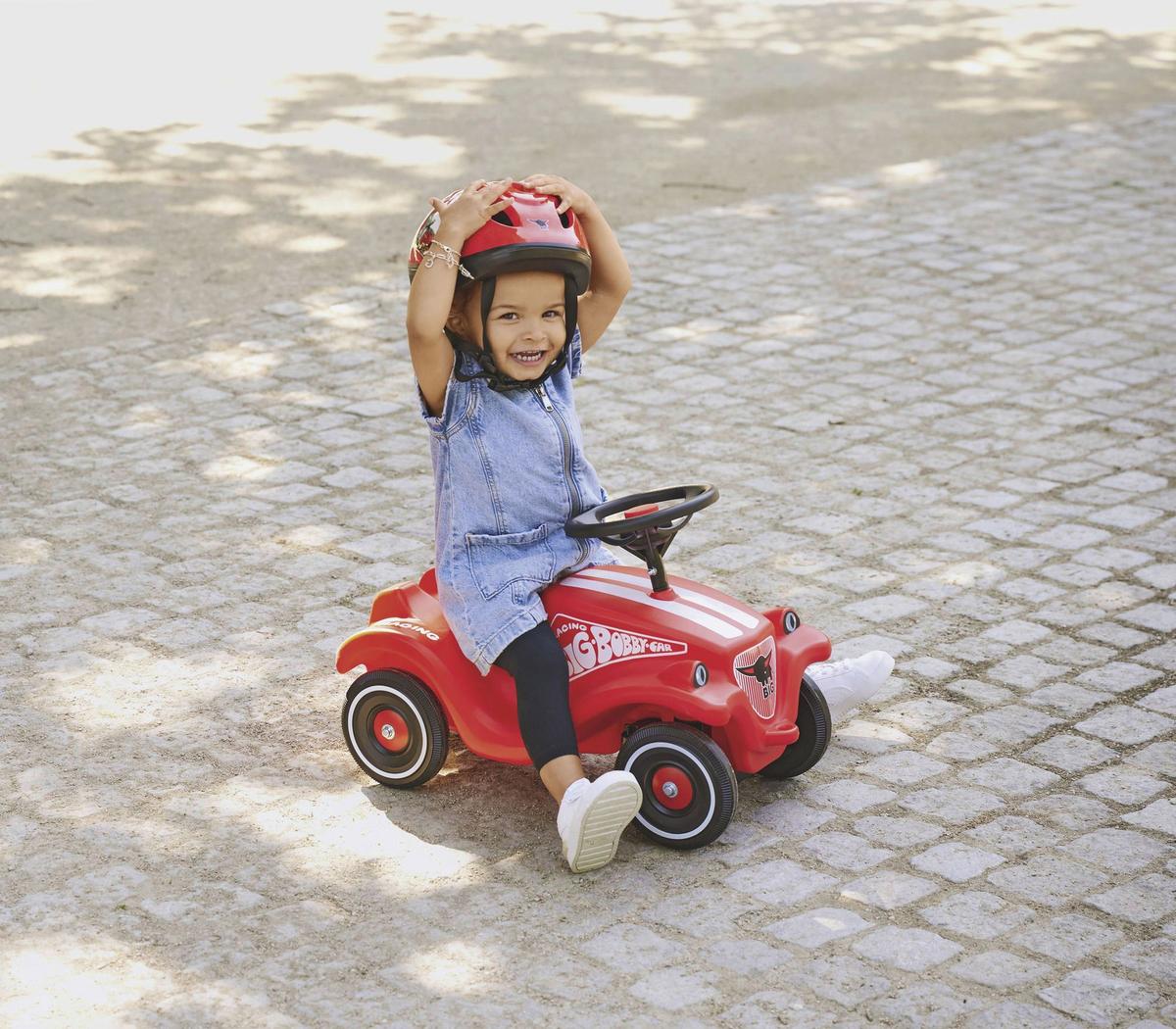Bobby Car inkl.. Helm - Multicolor, Basics, Kunststoff (35/60/31cm) - BIG
