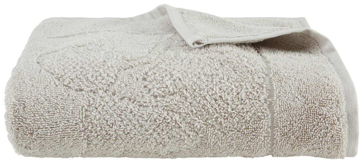 BADEMATTE LUCIA - Silberfarben, ROMANTIK / LANDHAUS, Textil (50/80cm) - James Wood