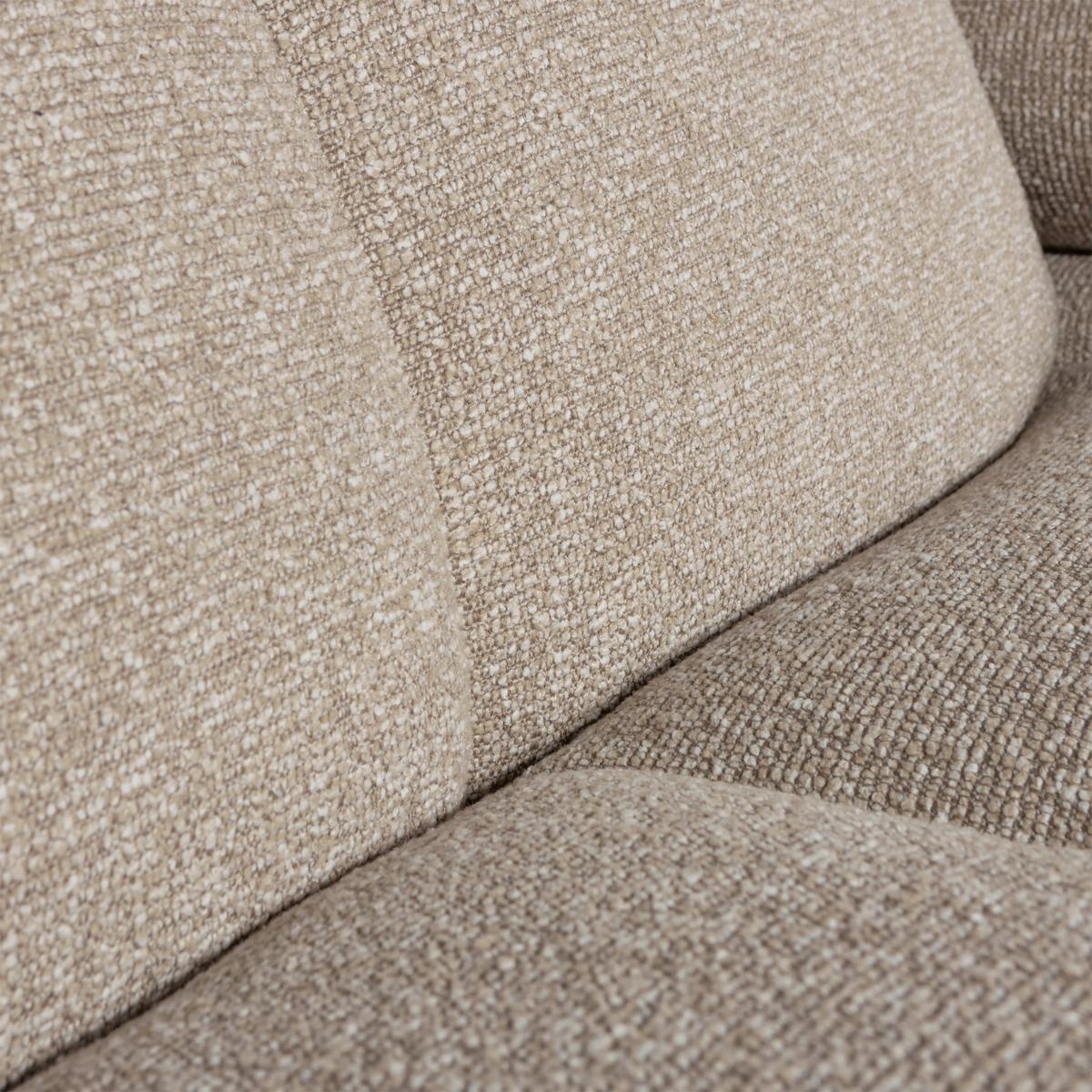 Ecksofa Mojo Beige S: 160x284 Cm - Beige/Schwarz, Design, Textil (160/284cm) - Livetastic