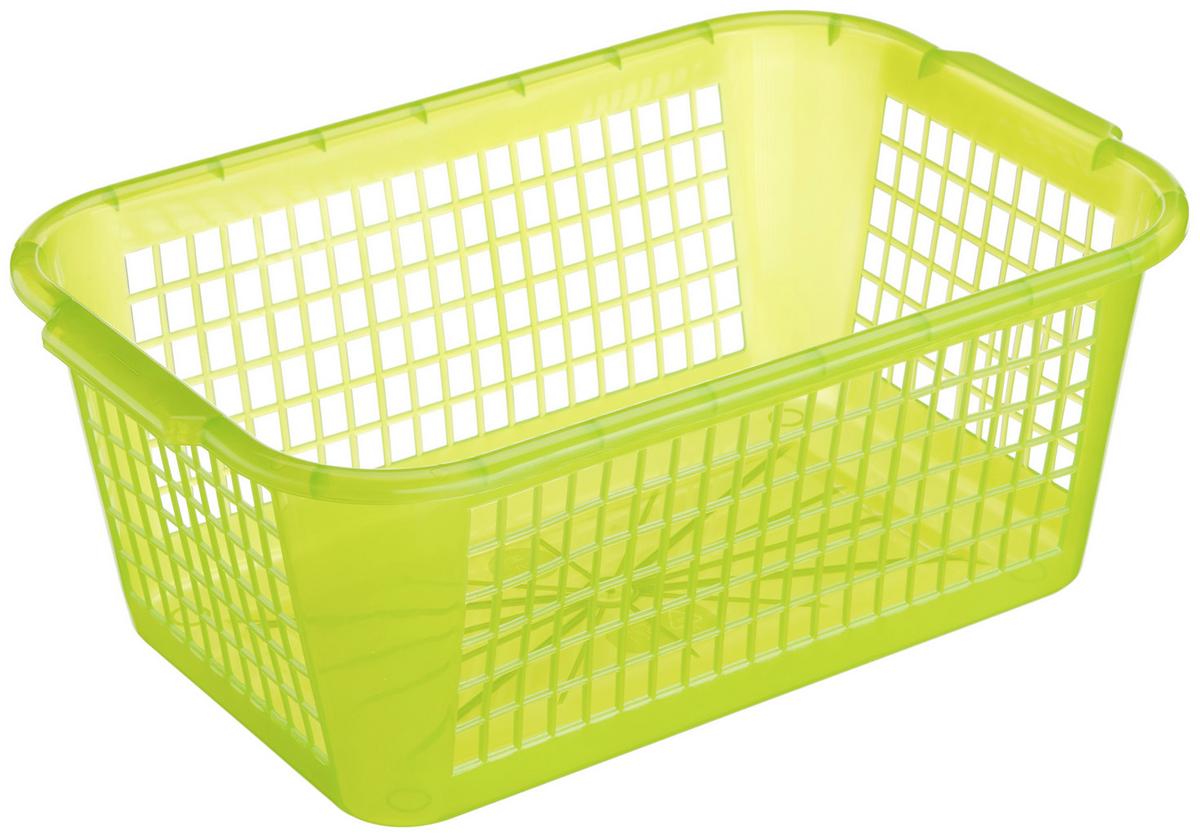 Aufbewahrungskorb 35x24 cm Kunststoff Versch. Farben - Blau/Weiß, KONVENTIONELL, Kunststoff (35/24/14,5cm)