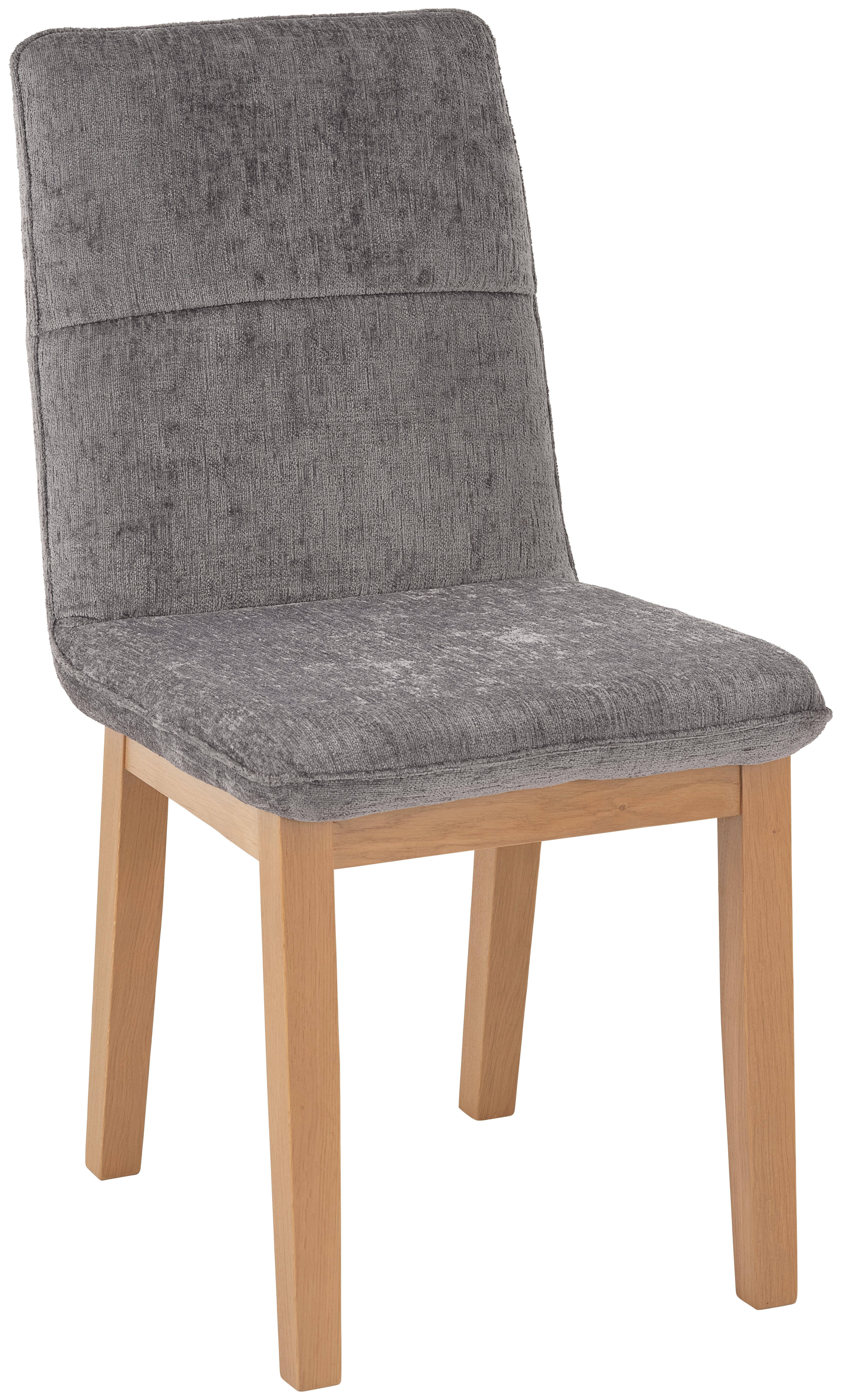 Stuhl Beluna Ii - Eichefarben/Anthrazit, KONVENTIONELL, Holz/Textil (47/91/44cm) - James Wood
