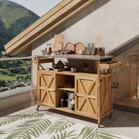 SKŘÍŇ ALI - barvy jedlového dřeva, Moderní, kov/dřevo (143/92/47cm) - Bessagi Garden