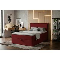 Boxbett Jolly 2 120x200 Rot - Rot/Schwarz, MODERN, Holzwerkstoff/Textil (120/200cm) - MID.YOU