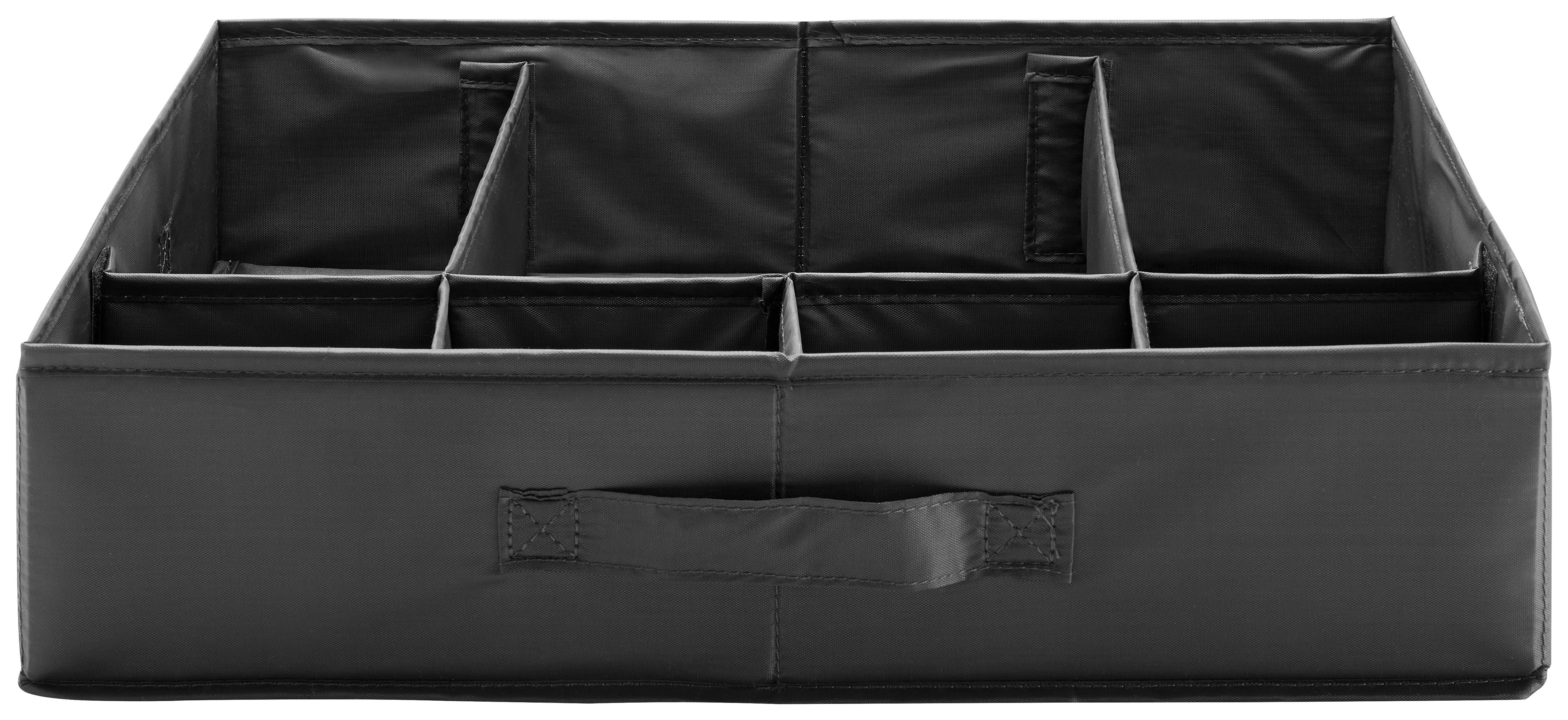 Zásuvkový box Unit, S - sivá, Konventionell, textil/plast (34,2/43,2/10,5cm) - Modern Living