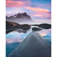 Vliestapete Glowing Vestrahorn - Natur (200/250cm)