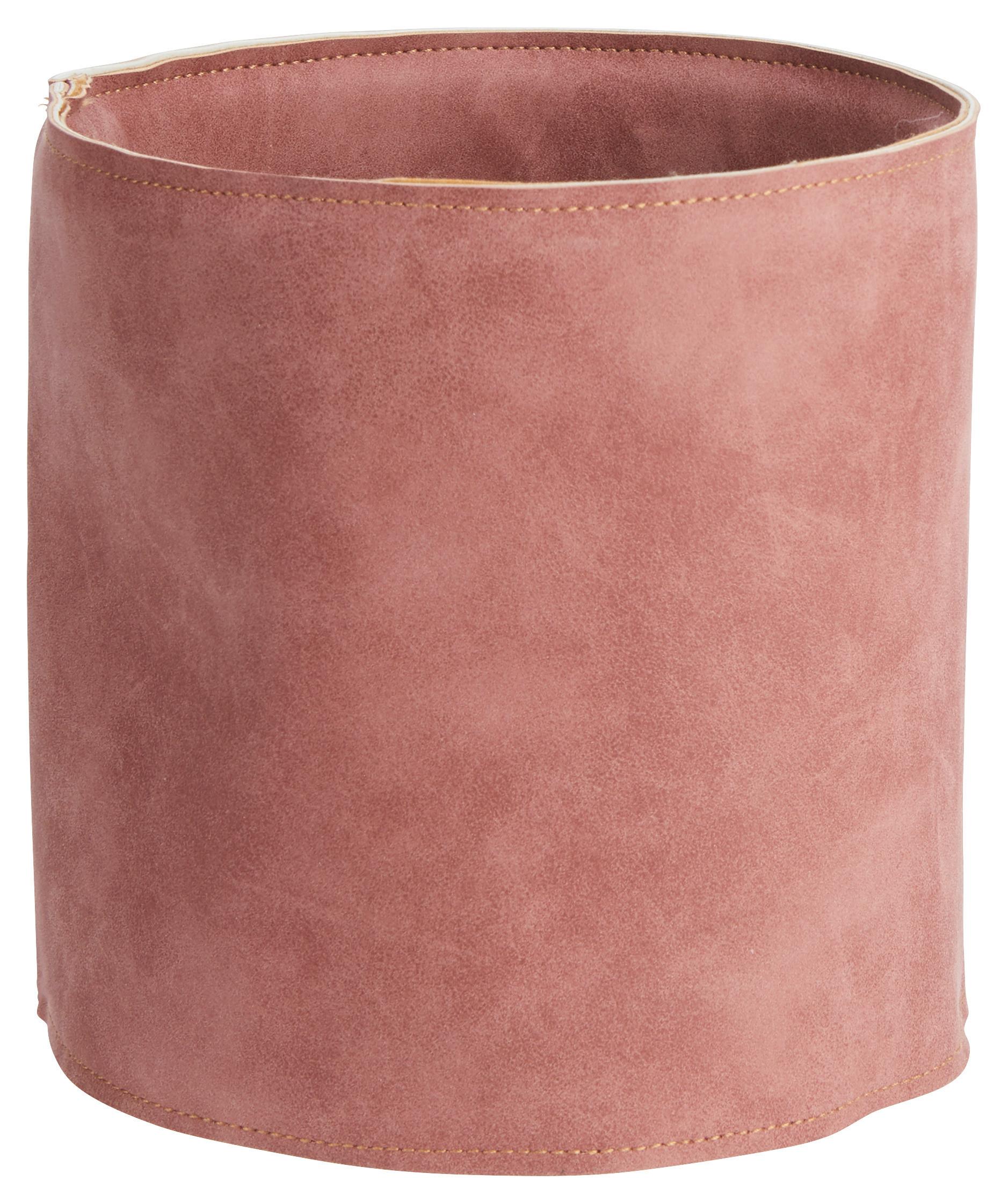 Obal Na Kvetináč Mette - L - staroružová, textil/plast (15,5/16cm) - Modern Living