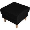 Hocker Lorris - Buchefarben/Schwarz, Design, Textil (53/45/53cm) - Max Winzer