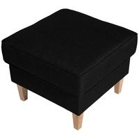 Hocker Lorris - Buchefarben/Schwarz, Design, Textil (53/45/53cm) - Max Winzer