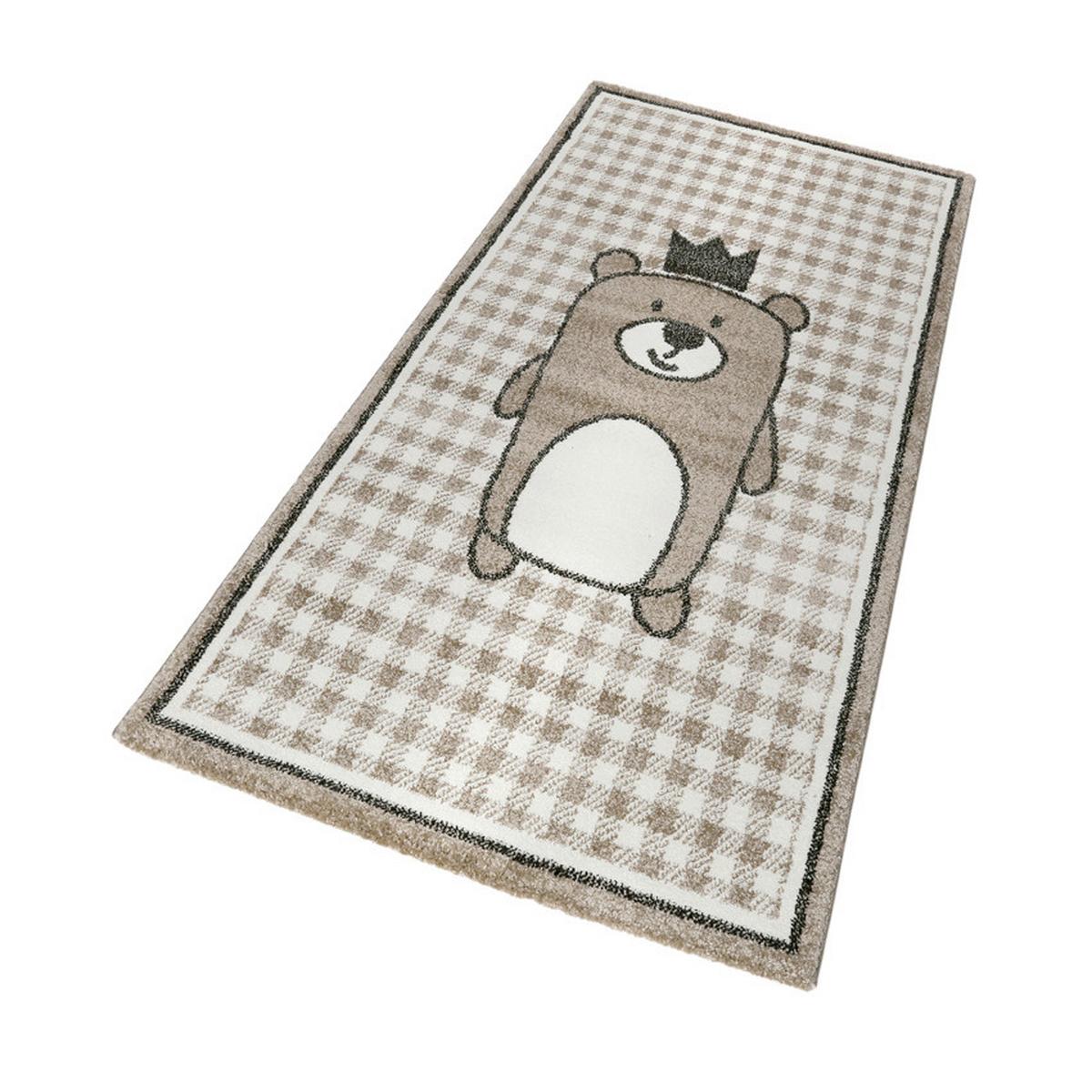 Kinderteppich Bär Taupe/ Beige Henry 80x150 cm - Taupe/Beige, Trend, Textil (80/150cm) - Esprit