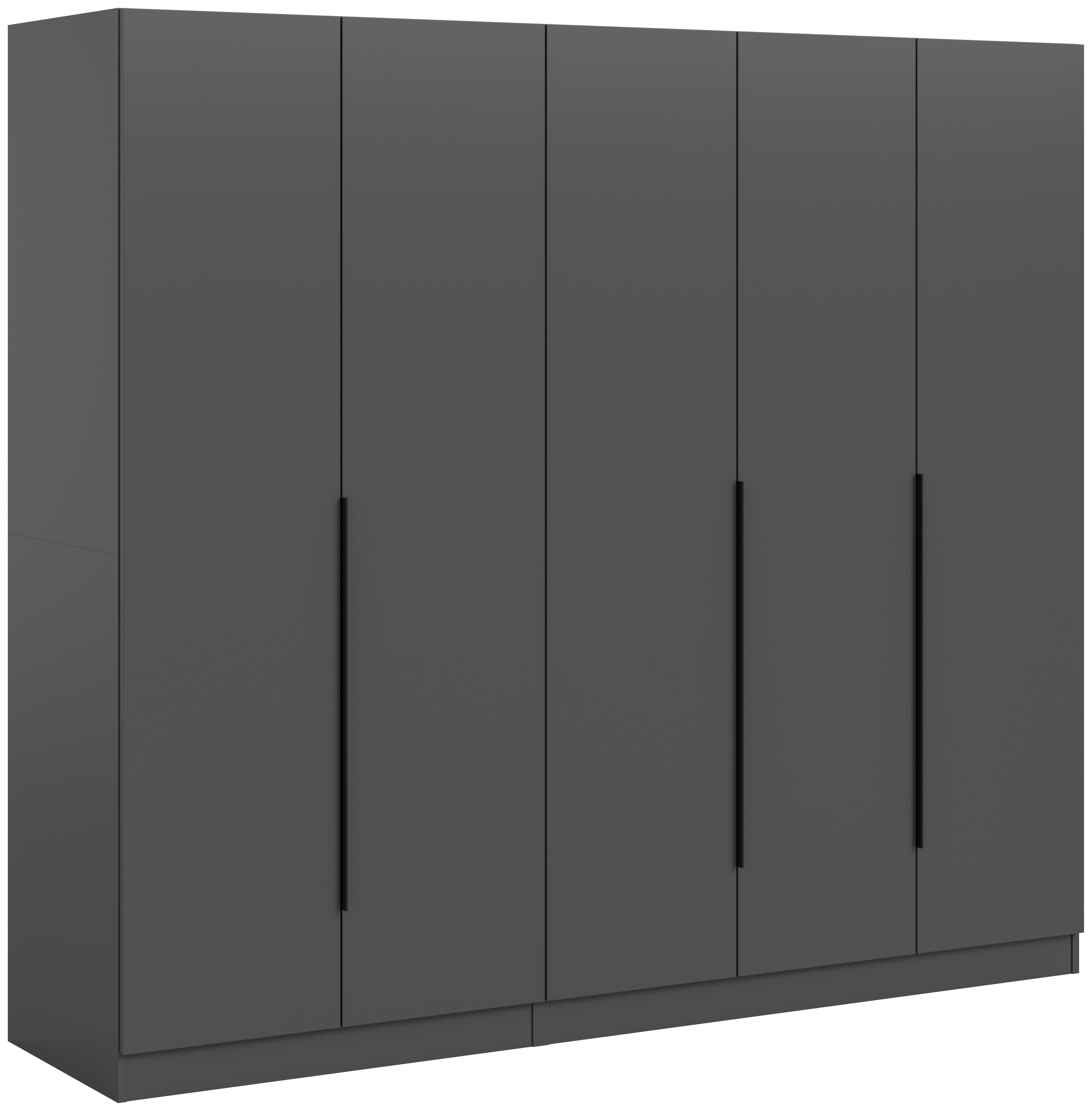 DREHTÜRENSCHRANK Kopenhagen Anthrazit B: 200 cm