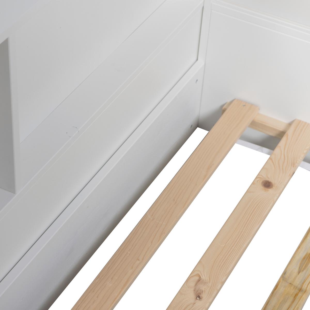 BODENBETT. Carter Weiß 90x200cm - Weiß, Basics, Holz (90/200cm) - MID.YOU