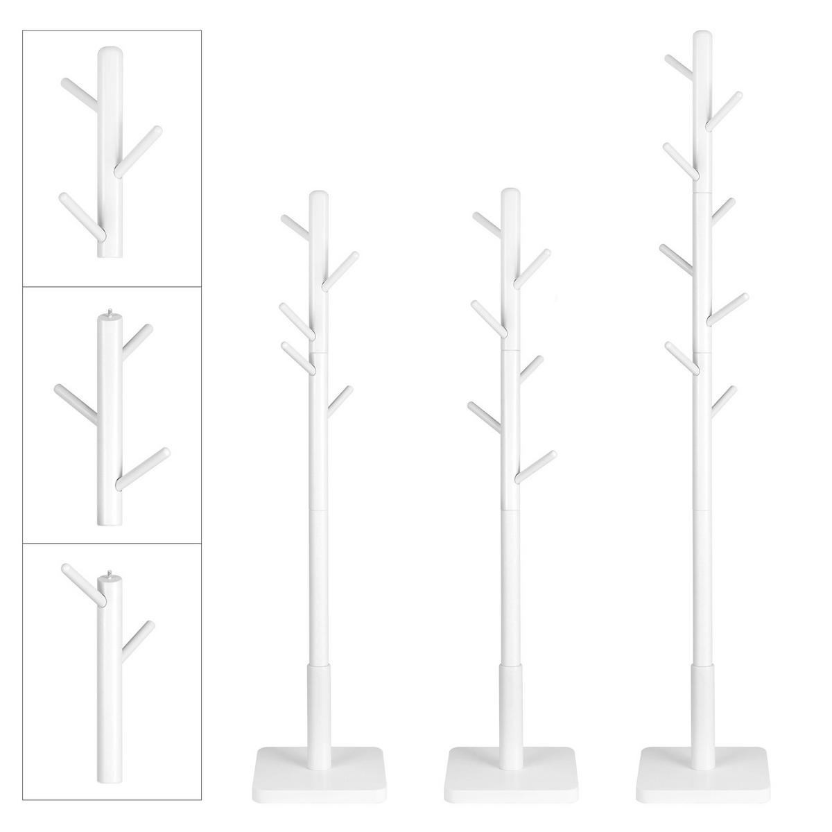 VEŠIAK NA KABÁTY WEISS - biela, Trend, kompozitné drevo (30/175/30cm) - Boxxx