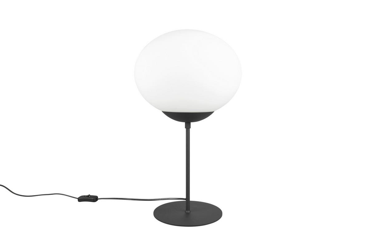 Tischleuchte 563100132 Fomento - Schwarz/Weiß, Basics, Glas/Metall (30/52cm) - Trio Leuchten