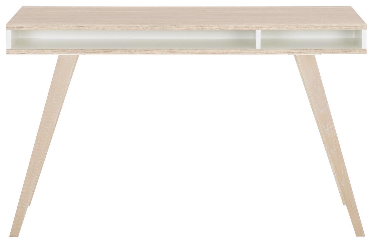 Ifjúsági Íróasztal Victor - tölgyfa/fehér, Design, faalapú anyag (120/60/75cm) - Livetastic
