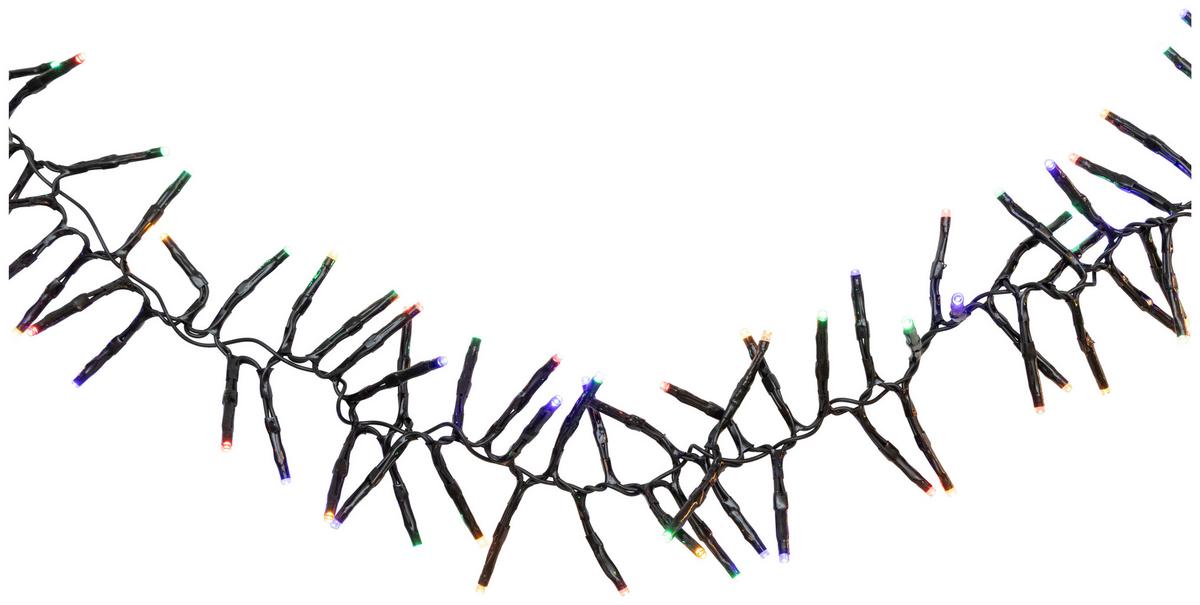 SVETELNÁ REŤAZ OZU - čierna, Romantik / Landhaus, plast (240cm) - Mömax