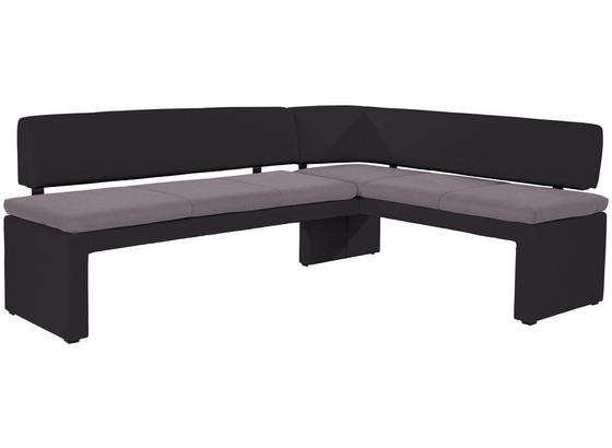 Eckbank Solta 187x168 cm - Schwarz/Grau, KONVENTIONELL, Karton/Holz (187/168cm) - Luca Bessoni Eckbank Solta 187x168 cm - Schwarz/Grau, KONVENTIONELL, Karton/Holz (187/168cm) - Luca Bessoni