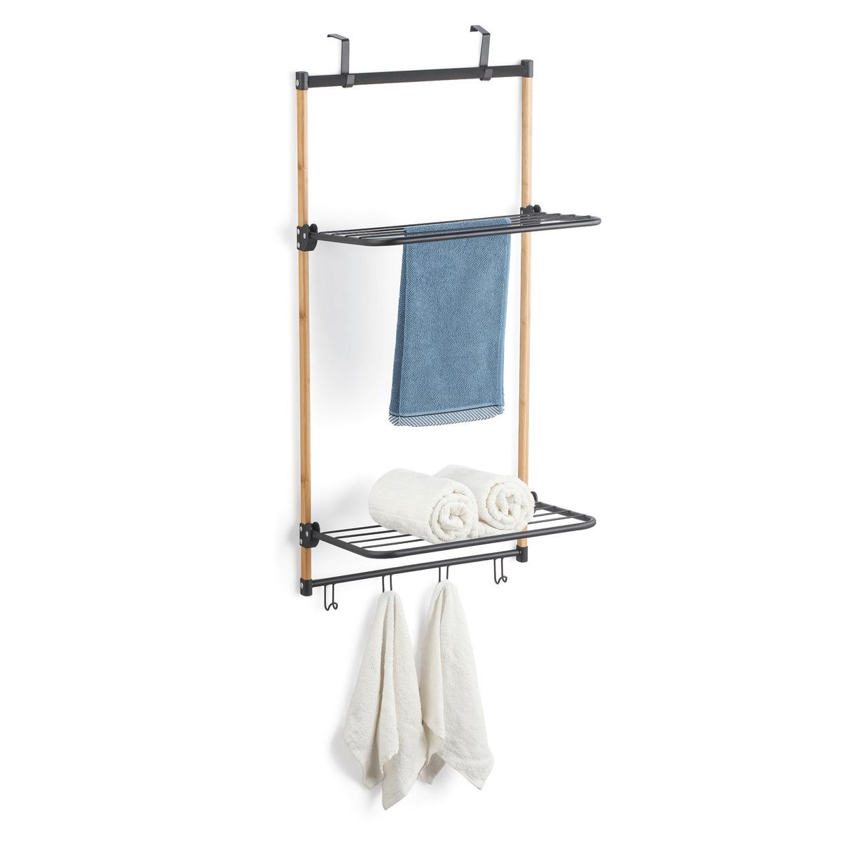 WÄSCHETROCKNER 130161 ZOE - Schwarz, Basics, Metall (45/100/28cm) - MSV