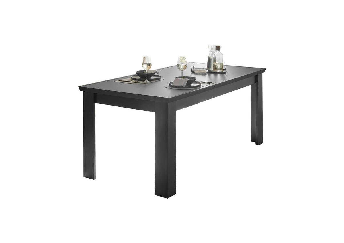 Esstisch Lincoln Schwarz B: 181 cm - Schwarz, Design, Holzwerkstoff (181/77/90cm) - MID.YOU