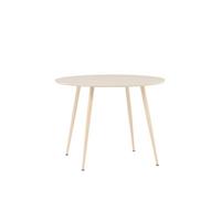 Esstisch Plaza Weiß Dxh: 100x75 Cm - Weiß, MODERN, Holz/Metall (100/75cm) - Livetastic