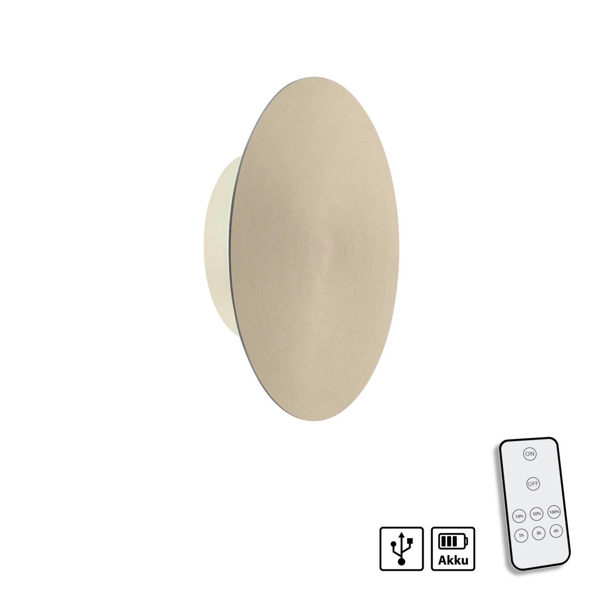 Akku-Wandleuchte 8152-60 Akku Punuta - Design, Kunststoff/Metall (18/6,5cm) - Paul Neuhaus