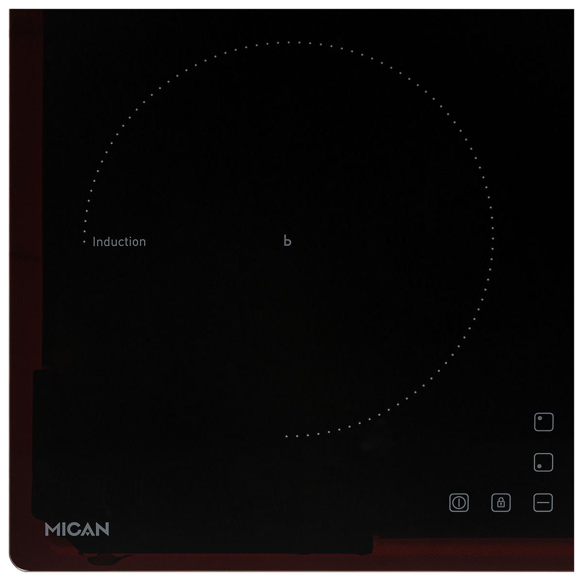 Induktionskochfeld Ika4z - Schwarz, Basics, Glas (59/5,5/52cm) - Mican