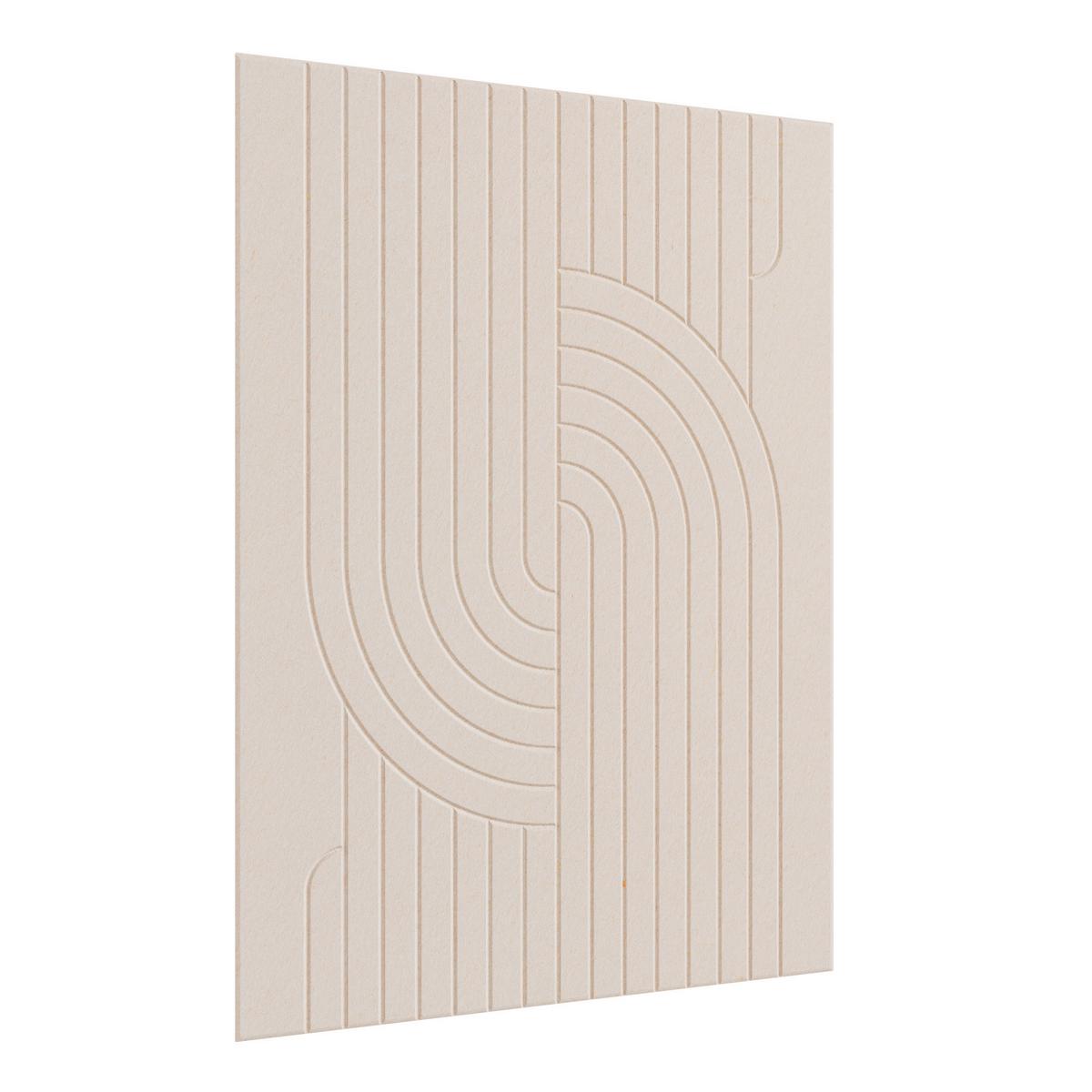 Akustický panel MARLA - béžová, textil (120/90cm) - Mömax