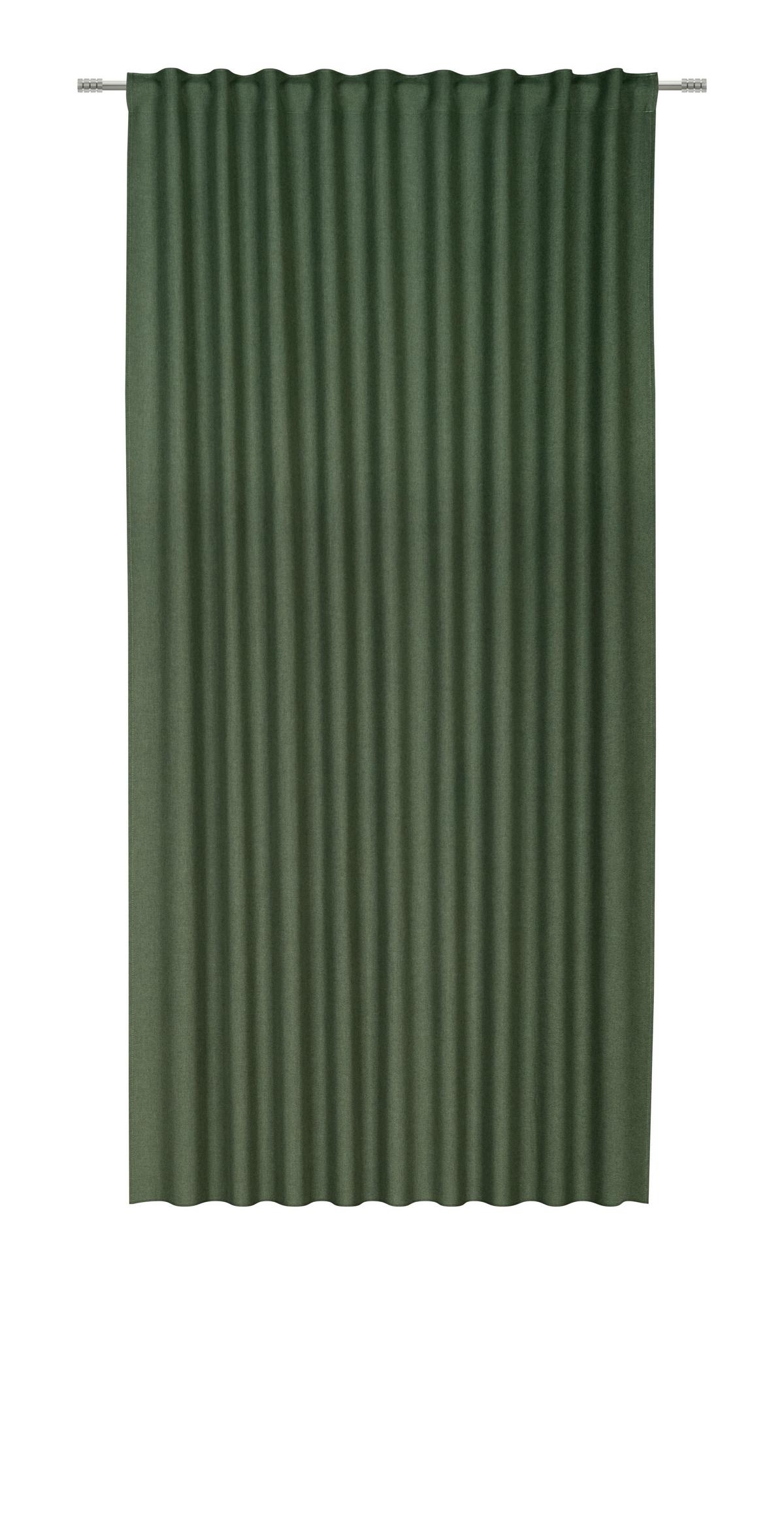 HOTOVÝ ZÁVES ULRICH 175CM - tmavozelená, textil (135/175cm) - Modern Living