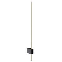 Wandleuchte Pars - Goldfarben/Schwarz, Trend, Metall (62,3/3/7cm) - MAYTONI